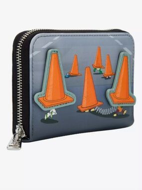Loungefly Disney Pixar Toy Story 2 Walking Cones Scene Moveable Zip Wallet NEW